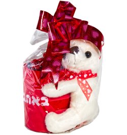 כוס שוקולד עם דובי